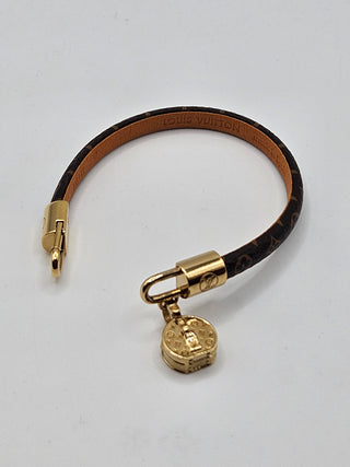 Louis Vuitton Brown LV Charm Tribute Bracelet