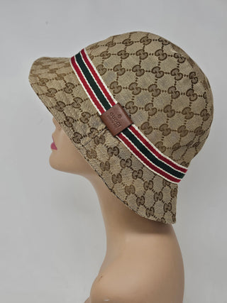 GUCCI GG Monogram Print Bucket Hat XL sz