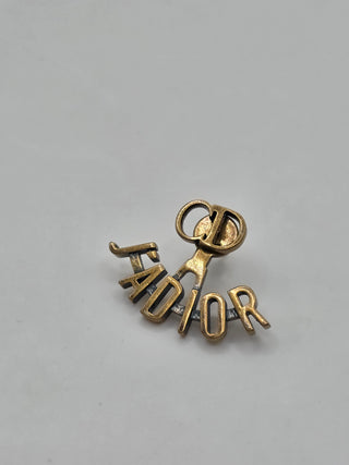 Christian Dior Gold-tone J'Adior Single Stud Earring