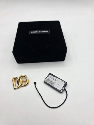 Dolce & Gabbana Gold-tone DG Logo Brooch