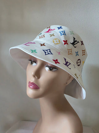 Louis Vuitton White LV x TM Reversible Superflat Bucket Hat
