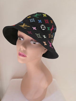 Louis Vuitton Takashi Murakami Monogram Multicolore Superflat Daily Bucket Hat S sz