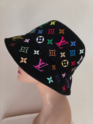 Louis Vuitton Takashi Murakami Monogram Multicolore Superflat Daily Bucket Hat S sz