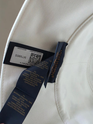 Louis Vuitton White LV x TM Reversible Superflat Bucket Hat