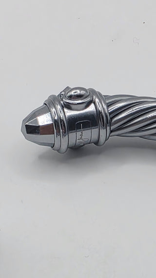 David Yurman Silver Aluminum Renaissance Cuff Bracelet