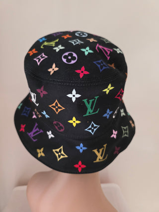 Louis Vuitton Takashi Murakami Monogram Multicolore Superflat Daily Bucket Hat S sz