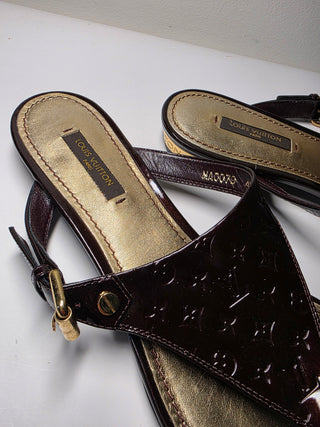 Louis Vuitton LV Monogram Patent Leather 40 sz