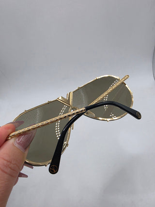 Louis Vuitton Gold-tone 2017 LV Drive Sunglasses