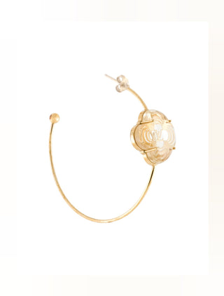 Louis Vuitton Gold-tone Resin A La Folie Single Earring