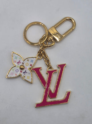 Louis Vuitton LV x TM LV Iconic Monogram Multicolor Key Holder and Bag Charm