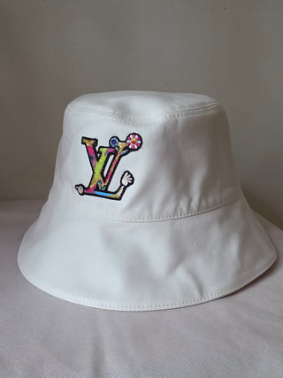 Louis Vuitton White LV x TM Reversible Superflat Bucket Hat