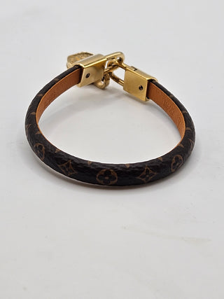 Louis Vuitton Brown LV Charm Tribute Bracelet