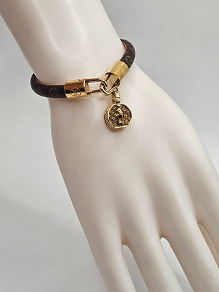 Louis Vuitton Brown LV Charm Tribute Bracelet