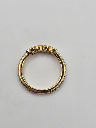 Christian Dior Gold-tone Dio(r)evolution Ring 6 sz