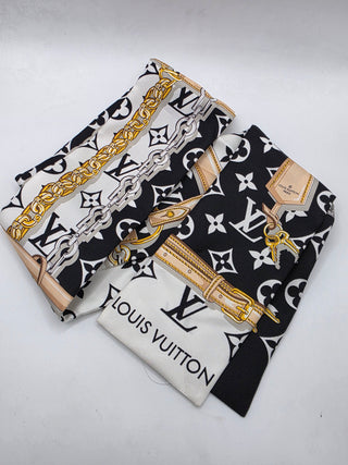 Louis Vuitton LV Monogram Confidential Silk Scarf w/ Tags