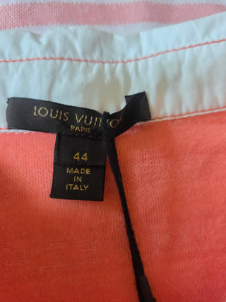 Louis Vuitton White pink LV Monogram print dress