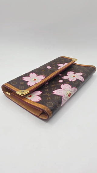 Louis Vuitton LV Monogram Cherry Coated Canvas Wallet