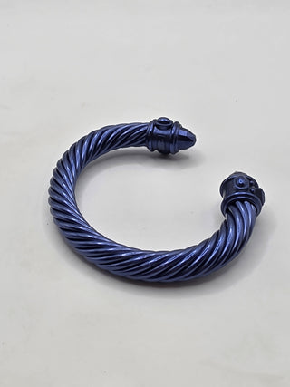 David Yurman Dark Blue Aluminum Renaissance Cuff