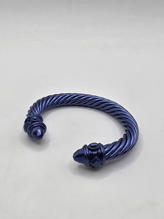 David Yurman Dark Blue Aluminum Renaissance Cuff