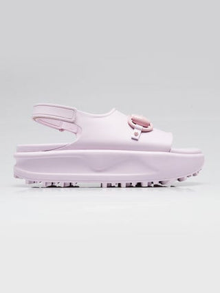 Gucci Purple Rubber Horsebit Platflorm Sandals 40 sz
