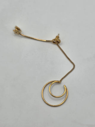 Christian Dior Gold-tone CD Logo Star Ear Climber