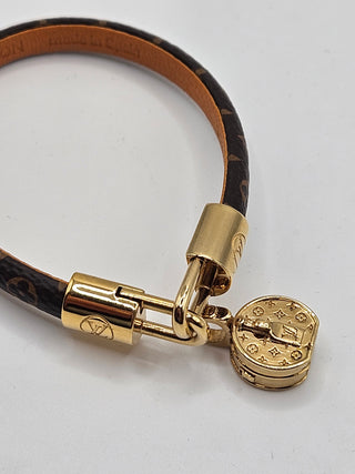 Louis Vuitton Brown LV Charm Tribute Bracelet