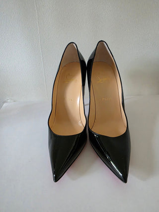 Christian Louboutin Black Patent Leather Pumps 40 sz