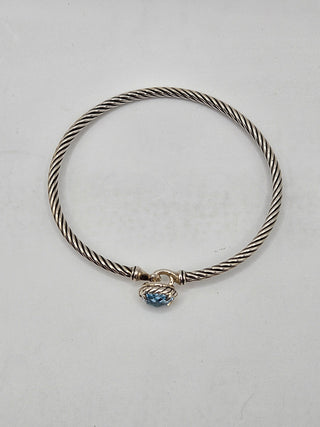 David Yurman Sterling Silver Topaz Petite Châtelaine Bracelet