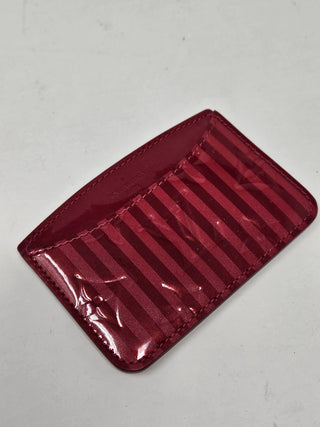 Louis Vuitton 2011 Vernis Rayures Pattern Card Case