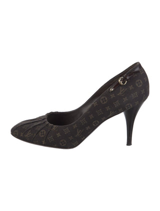 Louis Vuitton Brown LV Monogram Canvas Pumps 41 sz