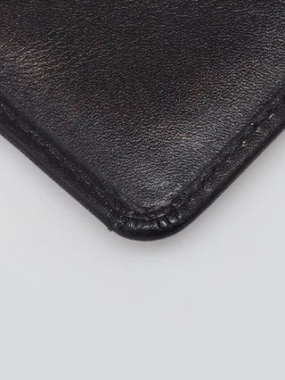 Chanel Black Quilted Lambskin Leather Cambon Ligne Card Holder