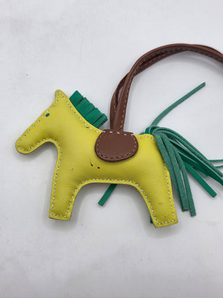 Hermès Yellow Milo GriGri Rodeo PM Bag Charm