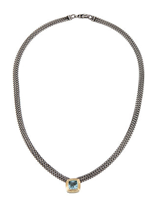 David Yurman Sterling Silver Topaz Albion Multi-Strand Pendant Necklace