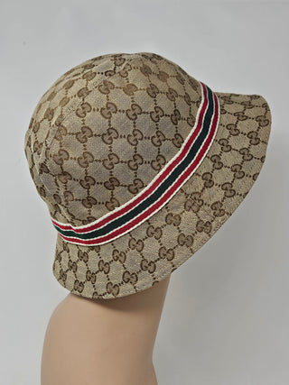 GUCCI GG Monogram Print Bucket Hat XL sz