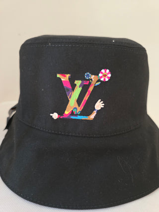 Louis Vuitton Takashi Murakami Monogram Multicolore Superflat Daily Bucket Hat S sz