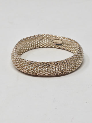 TIFFANY & CO. Somerset Mesh Bangle Bracelet