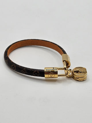 Louis Vuitton Brown LV Charm Tribute Bracelet