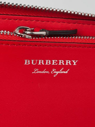 Burberry Brown Multicolor Graffiti Print Check Coated Canvas Zip Around Wallet