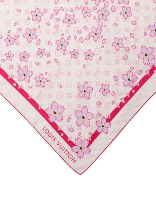 Louis Vuitton x Takashi Murakami Cherry Blossom Square 70 Silk Scarf