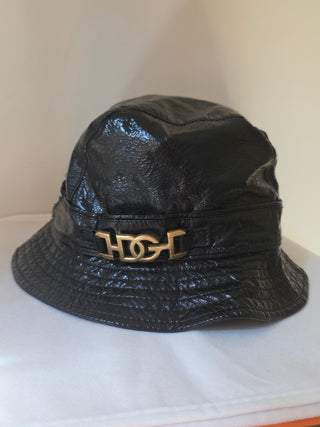 Dolce & Gabbana Black Logo Embellished Bucket Hat M sz
