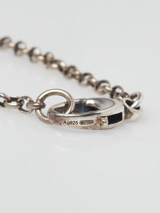 Gucci Sterling Silver GG Marmont Key Necklace