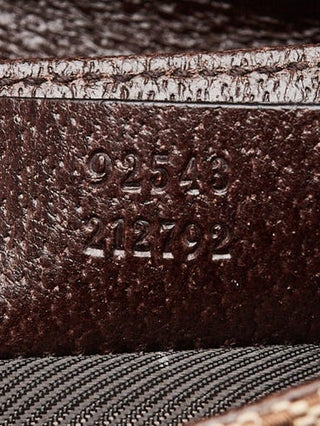 Gucci Beige Ebony GG Canvas Leather Waist Belt Bag