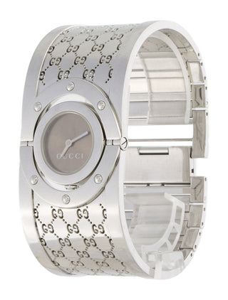 Gucci Stainless Steel GG Monogram Twirl 33 mm Watch