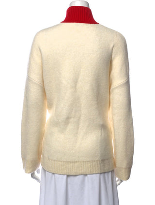 Fendi White Multicolor Logo Printed Graphic Sweater 4 sz