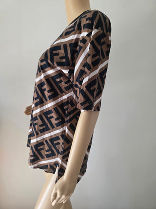 Fendi 2019 Brown FF Monogram top S sz