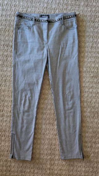 Chanel Black White 2016 Straight Leg Pants S US4 sz
