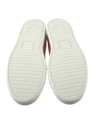 Louis Vuitton Pink Red LV Monogram Sneakers 41 sz