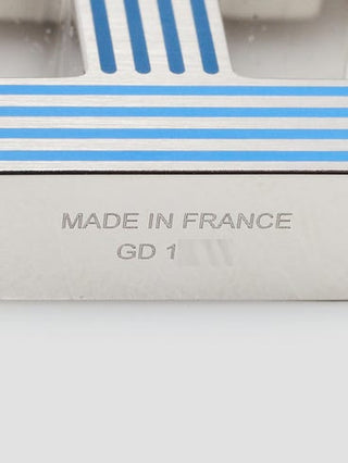 Hermes Palladium Plated Metal Cadenas Quiz Key Ring