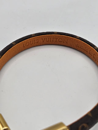 Louis Vuitton Brown LV Charm Tribute Bracelet