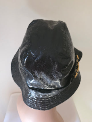 Dolce & Gabbana Black Logo Embellished Bucket Hat M sz